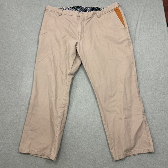 Kevins Plantation Other - KEVIN'S PLANTATION COLLECTION Men's Casual Khaki Pants Leather Trim Pocket 42x30